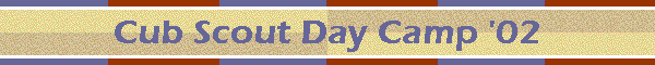 Cub Scout Day Camp '02
